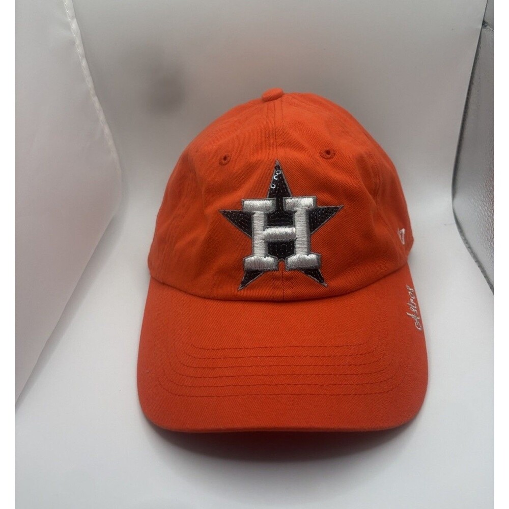 ‘47 Houston Astros Clean Up Orange Adjustable Women’s Hat